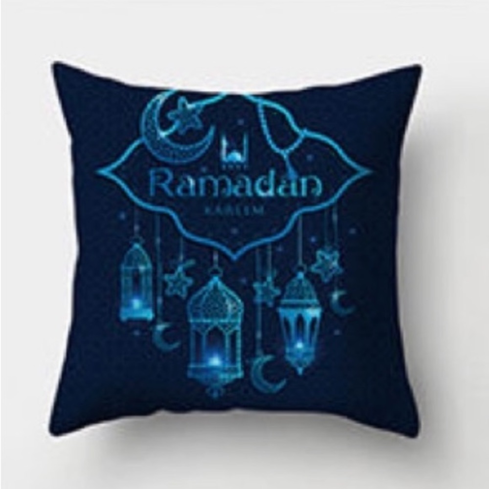 2X Ramadan Decorative Pillow Case